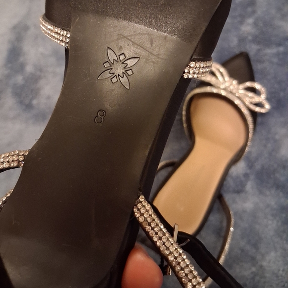 BCBGeneration Rhinestone Bow Heels - Picture 2 of 2
